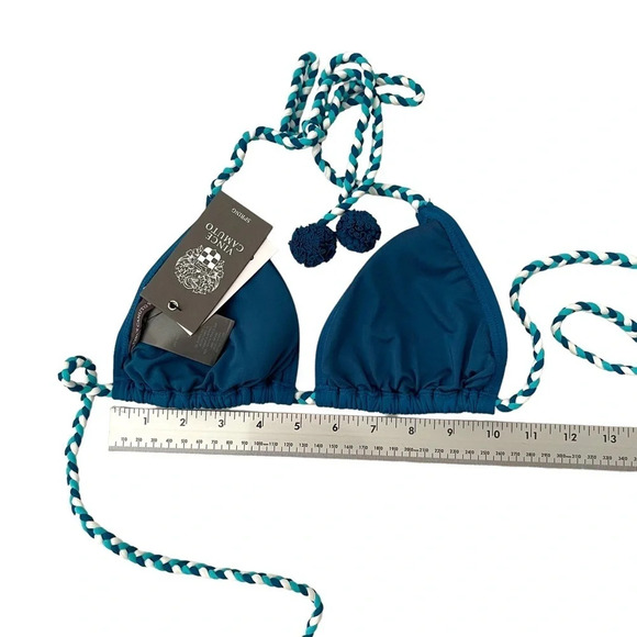NEW Vince Camuto Braided Triangle Bikini Top Size Small NWT - Picture 2 of 7